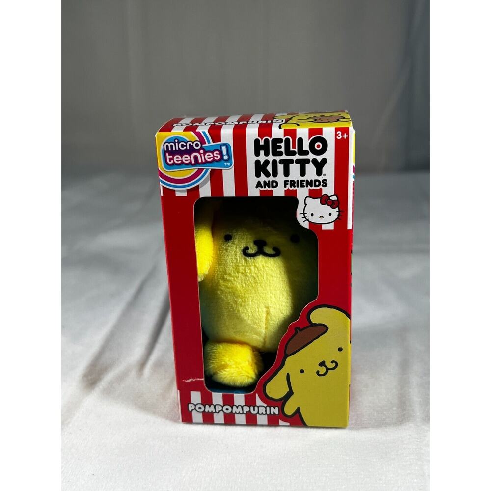 Micro Teenies Hello Kitty and Friends Pompompurin Plush 3" 2024 Sanrio Basic Fun